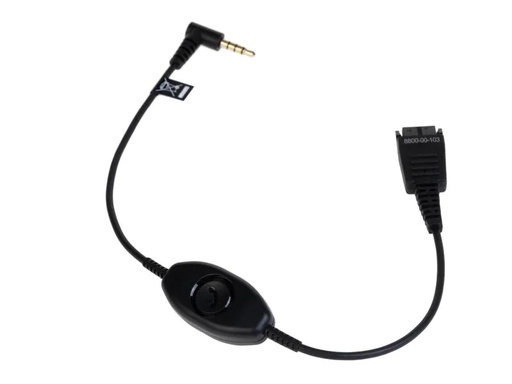 [90120478 1074476] Jabra Adapter zu Alcatel S-Serie 3.5 mm Klinke - QD