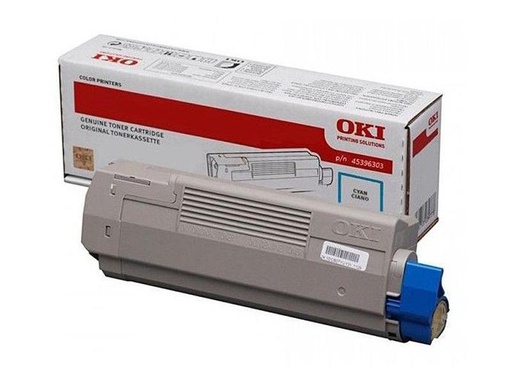 [90120485 249502] OKI Toner 45396303 Cyan