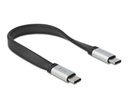 Delock USB 3.1-Kabel  USB C - USB C 0.22 m