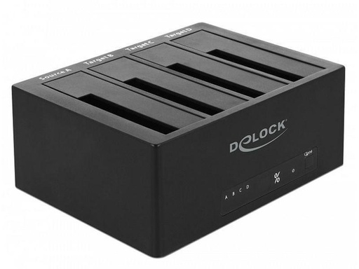 [90120761 952053] Delock Docking- und Klonstation 64063  für 4x SATA HDD / SSD