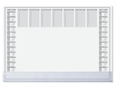 Sigel Schreibunterlage protect, 410 x 595 mm mit Kalender & Planer