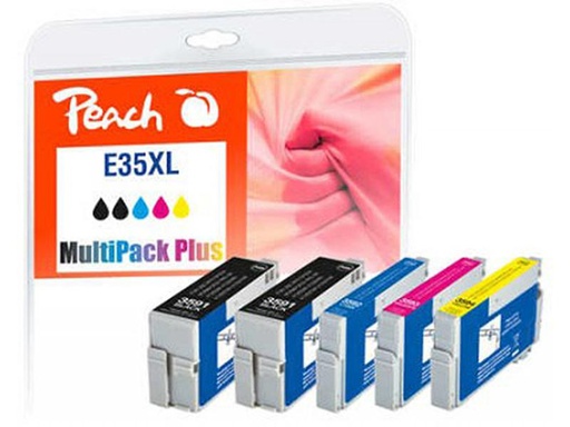 [90120808 1096830] Peach Tinte Epson Nr. 35XL 2x BK, je 1x M,C,Y