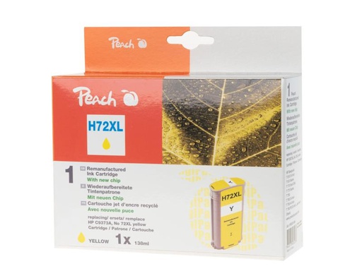 [90120955 754599] Peach Tinte HP Nr. 72XL (C9373A) Yellow