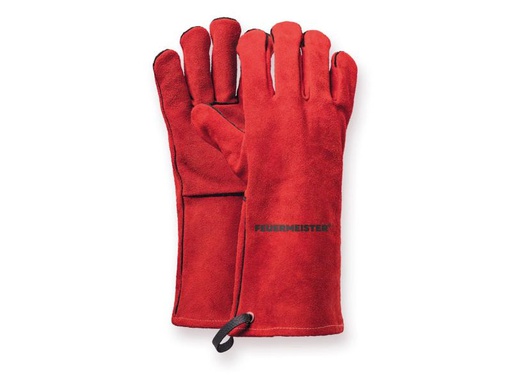 [90012077 976488] Feuermeister Grillhandschuh Premium BBQ Rot, Grösse 8