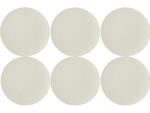 [90121008 970699] Villeroy &amp; Boch Speiseteller Manufacture Rock Ø 25 cm, 6 Stück, Weiss