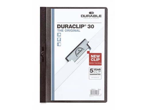 [90012096 1127601] DURABLE Klemmhefter Duraclip 30 A4, Schwarz