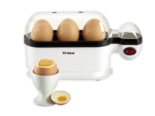 [90121179 212552] Trisa Eierkocher Eggolino 3, Schwarz/Weiss