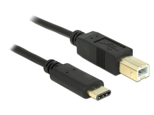[90121201 597681] Delock USB 2.0-Kabel  USB C - USB B 2 m