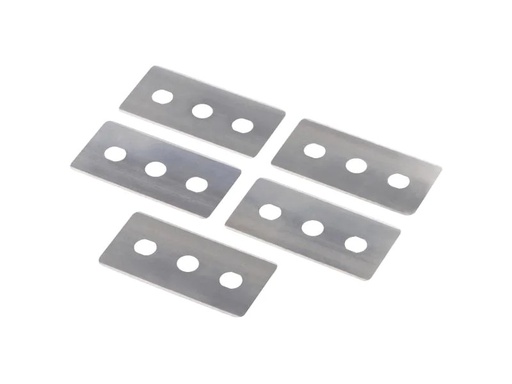 [90121216 814660] Xavax Ersatzklingen für Glaskeramik-Kochfelder, Silber