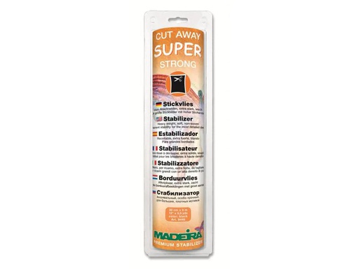 [90121254 629536] Madeira Stickvlies Cut Aways Super Strong 1 Stück