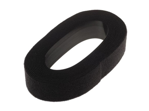 [90121327 355617] FASTECH Klettband-Rolle Fast Strap 30 mm x 5 m, Schwarz