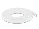 Delock Kabelschlauch dehnbar, 5m x 12 mm Weiss