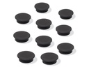 Sigel Haftmagnet 24 mm 10 Stück, Schwarz