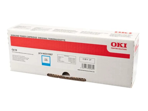 [90121402 124712] OKI Toner 44315307 Cyan