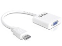 Delock Adapterkabel HDMI - VGA Weiss