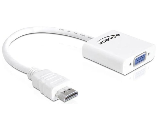 [90121548 225976] Delock Adapterkabel HDMI - VGA Weiss