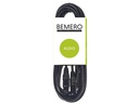 Bemero XLR-Kabel XLRf XLRm symmetrisch 6 m, Schwarz