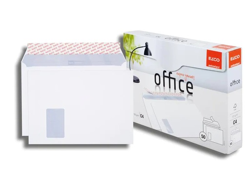 [90121577 1132474] ELCO Couvert Office Box C4 mit Fenster links, 50 Stück