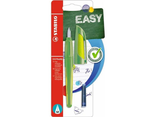 [90121599 1103429] STABILO Füllfederhalter Easybuddy Medium (M), Grün