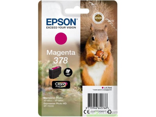 [90121731 757974] Epson Tinte 378 / C13T37834010 Magenta