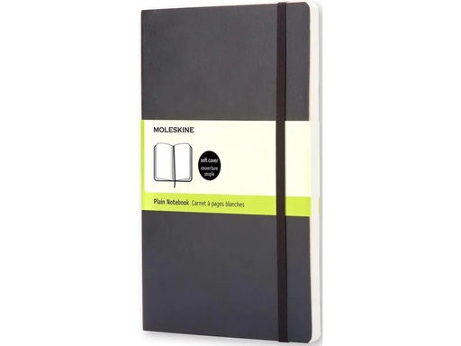 [90121907 1079144] Moleskine Notizbuch Classic A5 Blanko, Schwarz, 192 Seiten