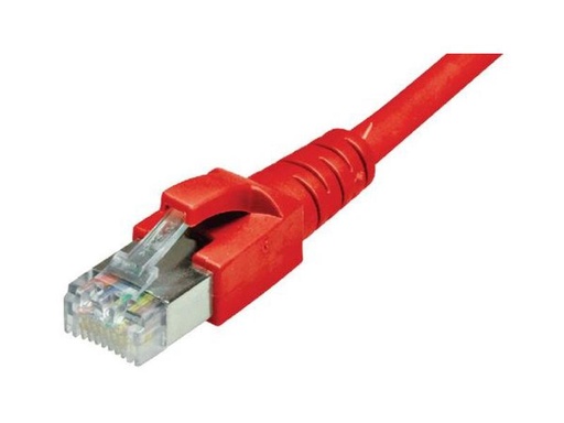 [90121991 121497] Dätwyler IT Infra Patchkabel RJ-45 - RJ-45, Cat 6A, S/FTP, 1 m, Rot