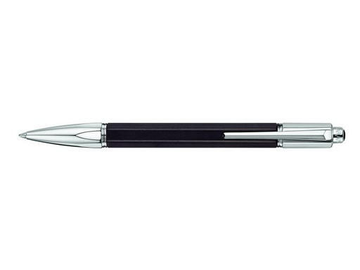 [90122001 874303] Caran d'Ache Kugelschreiber Varius Ebony Medium (M), Schwarz