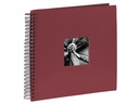 Hama Fotoalbum Fine Art 36 x 32 cm Bordeaux, 50 schwarze Seiten