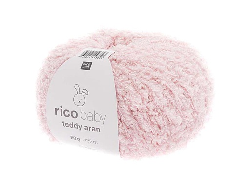 [90122154 945238] Rico Design Wolle Baby Teddy Aran 50 g Rosa
