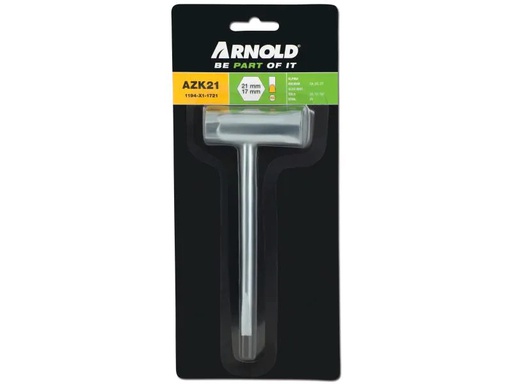 [90122208 823754] Arnold Zündkerzenschlüssel AZK21 17 x 21 x 70 mm