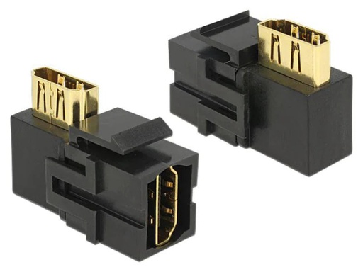 [90122266 496236] Delock Keystone-Modul HDMI Typ-A, 90°, SW 90° gewinkelt