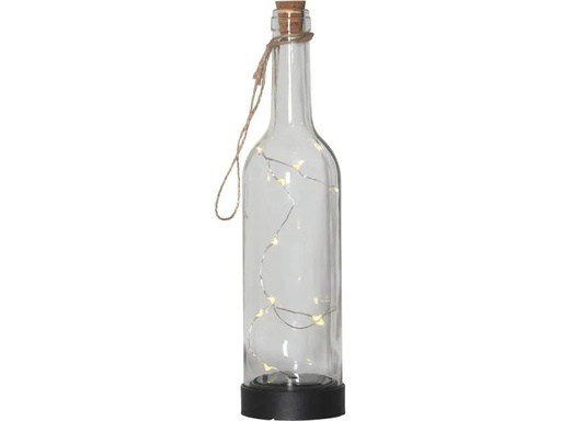 [90122333 898833] Star Trading Laterne Solar Bottle, Transparent