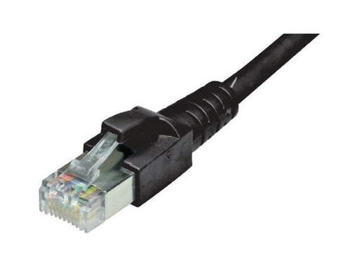[90012215 121499] Dätwyler IT Infra Patchkabel RJ-45 - RJ-45, Cat 6A, S/FTP, 1 m, Schwarz