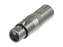 Neutrik DMX-Adapter NA3F5M