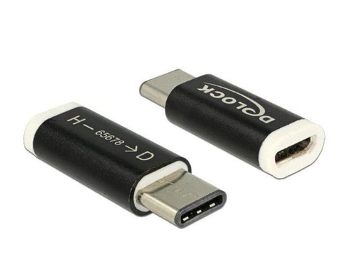 [90012227 391466] Delock USB 2.0 Adapter USB-MicroB Buchse - USB-C Stecker