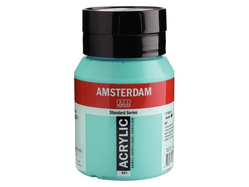 [90122617 995972] Amsterdam Acrylfarbe Standard 611 Türkisgrün deckend, 500 ml