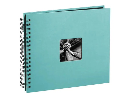 [90122755 1064789] Hama Fotoalbum Fine Art 28 x 24 cm Türkis, 50 schwarze Seiten