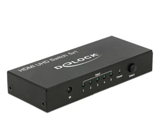 [90122760 779334] Delock Verteiler 5 Port HDMI Switch 4K/60Hz