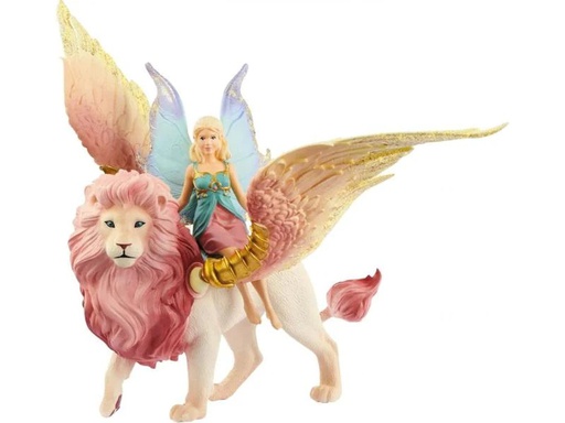 [90122798 1126601] Schleich Spielfigurenset bayala Elfe auf geflügeltem Löwe