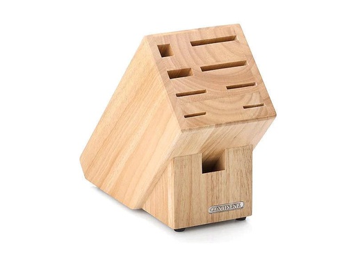 [90122887 379820] Continenta Messerblock unbestückt, 9er Gummibaum