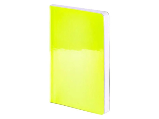 [90122949 1129331] Nuuna Notizbuch Candy 15 x 10.8 cm, Dot, Neongelb
