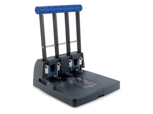 [90122999 916046] Rapesco Locher 4400  4-fach, 150 Blatt, Schwarz-Violett
