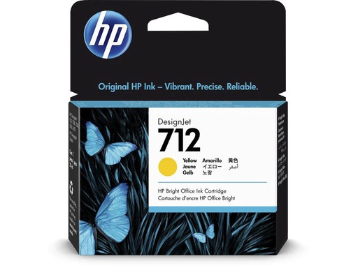 [90123043 1107813] HP Tinte Nr. 712 (3ED69A) Yellow