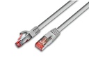 Wirewin Patchkabel RJ-45 - RJ-45, Cat 6, S/FTP, 0.5 m, Grau
