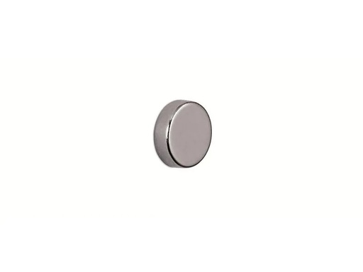 [90123247 609080] Maul Haftmagnet Neodym Ø 10 x 3 mm Silber, 10 Stück