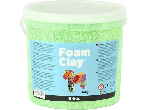 [90123277 1043716] Creativ Company Modelliermasse Foam Clay Neongrün 560 g