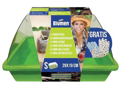 [90123301 1036085] Blumen Gewächshaus Midi Grow, 29x19x19 cm