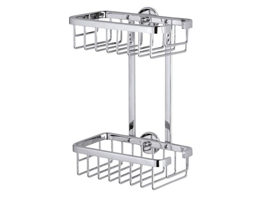[90123390 960545] tesa Bad-Utensilienhalter Aluxx Ablagekorb, zweistöckig