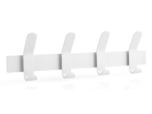 [90123425 1020792] Zone Denmark Garderobenleiste A-Rack 4 Haken, Weiss