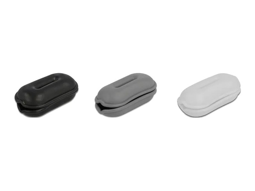 [90123433 1151599] Delock Kabelaufwickler oval, 3-Set 68 x 32 x 27 mm
